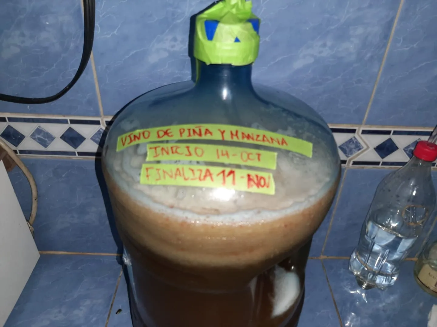 Foto de la preparación del vino Inca Intenso