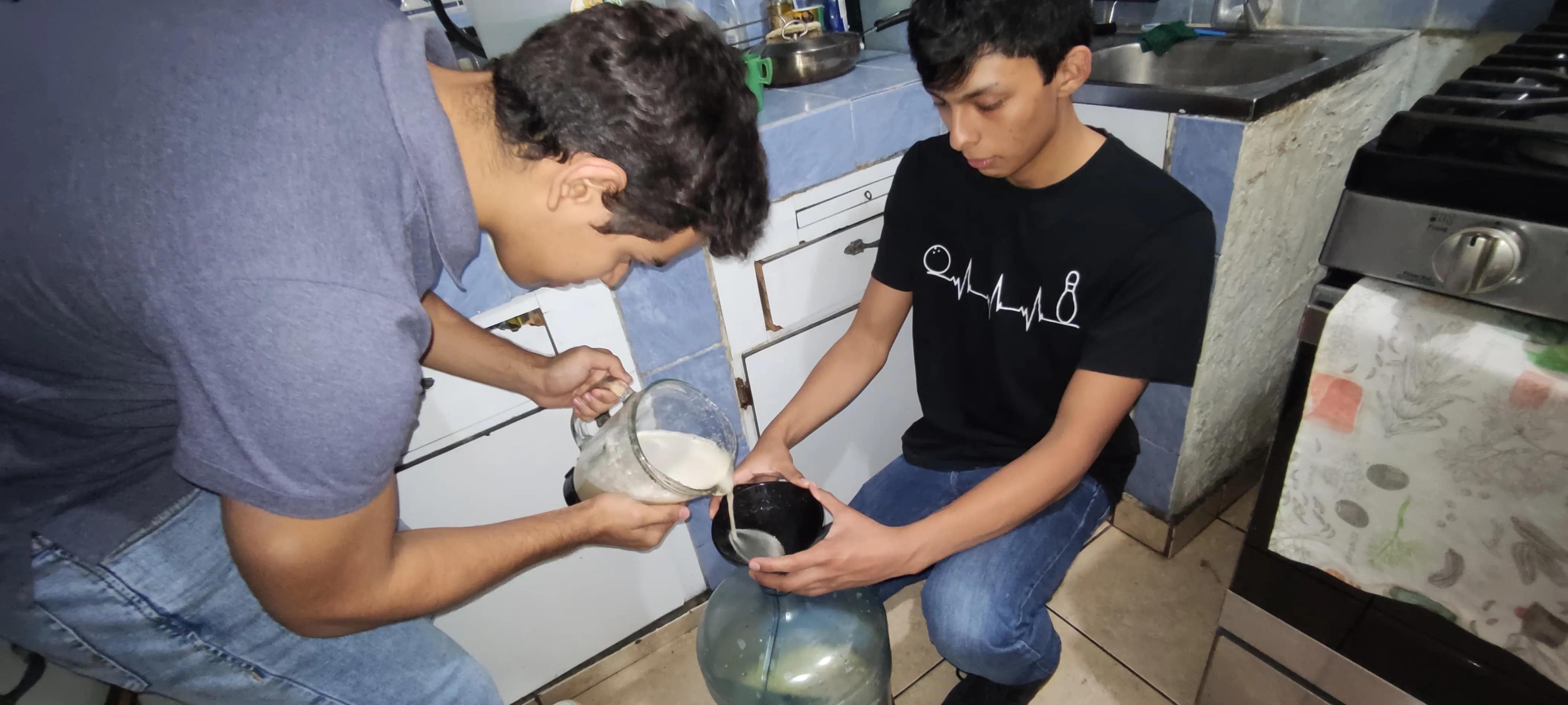 Foto de la preparación del vino Inca Intenso